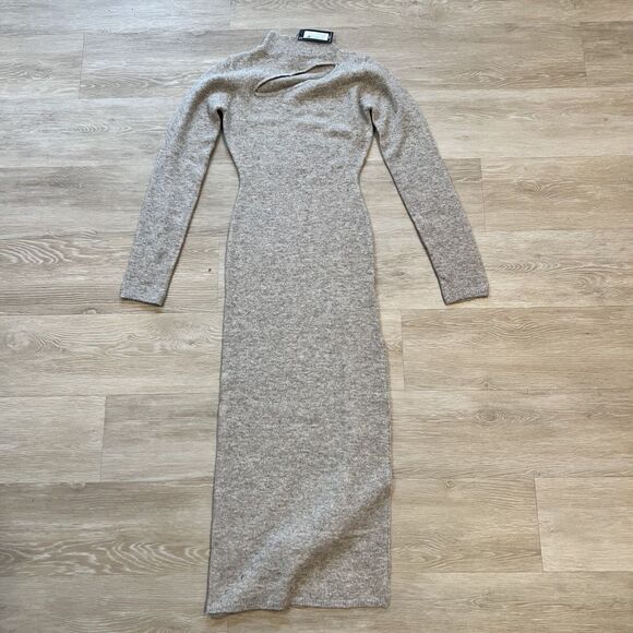 Sweaters - Pretty Little Things Knit Cut Out Maxi Dress Sweater Women's-Size S